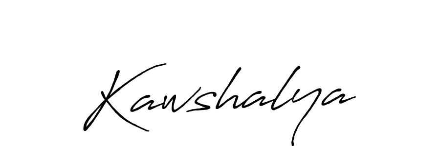 Create a beautiful signature design for name Kawshalya. With this signature (Antro_Vectra_Bolder) fonts, you can make a handwritten signature for free. Kawshalya signature style 7 images and pictures png