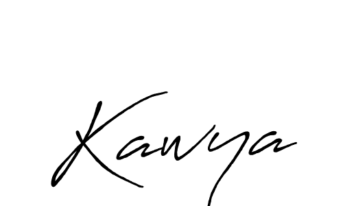 Create a beautiful signature design for name Kawya. With this signature (Antro_Vectra_Bolder) fonts, you can make a handwritten signature for free. Kawya signature style 7 images and pictures png