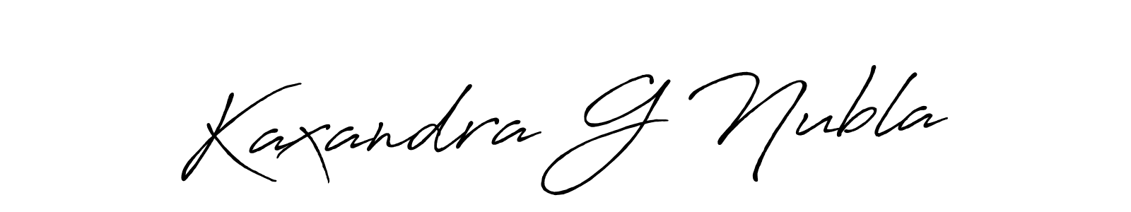Also we have Kaxandra G Nubla name is the best signature style. Create professional handwritten signature collection using Antro_Vectra_Bolder autograph style. Kaxandra G Nubla signature style 7 images and pictures png