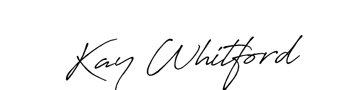 Use a signature maker to create a handwritten signature online. With this signature software, you can design (Antro_Vectra_Bolder) your own signature for name Kay Whitford. Kay Whitford signature style 7 images and pictures png