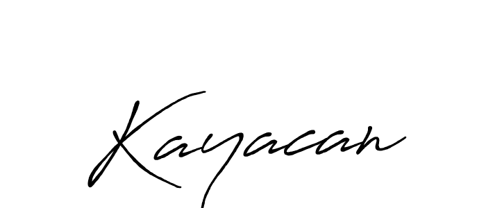 Kayacan stylish signature style. Best Handwritten Sign (Antro_Vectra_Bolder) for my name. Handwritten Signature Collection Ideas for my name Kayacan. Kayacan signature style 7 images and pictures png