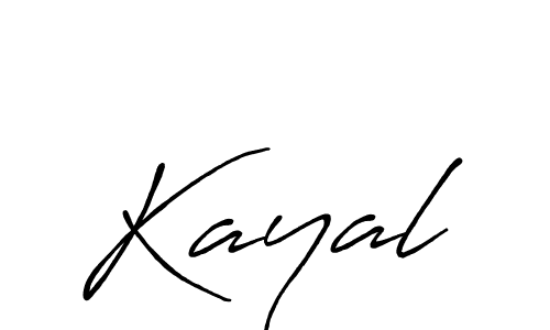 How to make Kayal name signature. Use Antro_Vectra_Bolder style for creating short signs online. This is the latest handwritten sign. Kayal signature style 7 images and pictures png