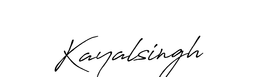 if you are searching for the best signature style for your name Kayalsingh. so please give up your signature search. here we have designed multiple signature styles  using Antro_Vectra_Bolder. Kayalsingh signature style 7 images and pictures png