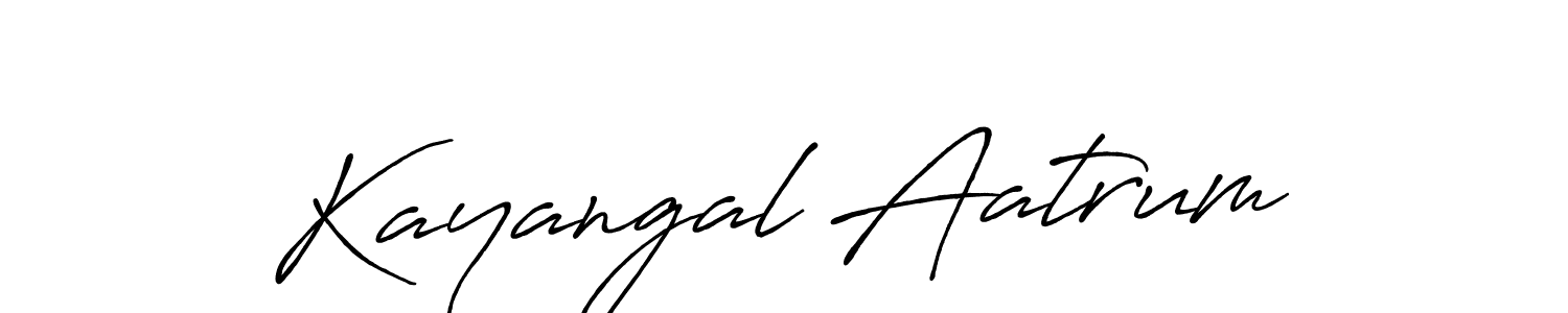 See photos of Kayangal Aatrum official signature by Spectra . Check more albums & portfolios. Read reviews & check more about Antro_Vectra_Bolder font. Kayangal Aatrum signature style 7 images and pictures png