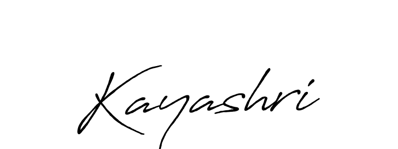 Use a signature maker to create a handwritten signature online. With this signature software, you can design (Antro_Vectra_Bolder) your own signature for name Kayashri. Kayashri signature style 7 images and pictures png