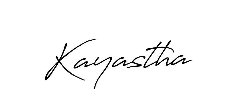 Also we have Kayastha name is the best signature style. Create professional handwritten signature collection using Antro_Vectra_Bolder autograph style. Kayastha signature style 7 images and pictures png