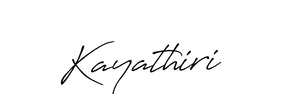 How to make Kayathiri name signature. Use Antro_Vectra_Bolder style for creating short signs online. This is the latest handwritten sign. Kayathiri signature style 7 images and pictures png