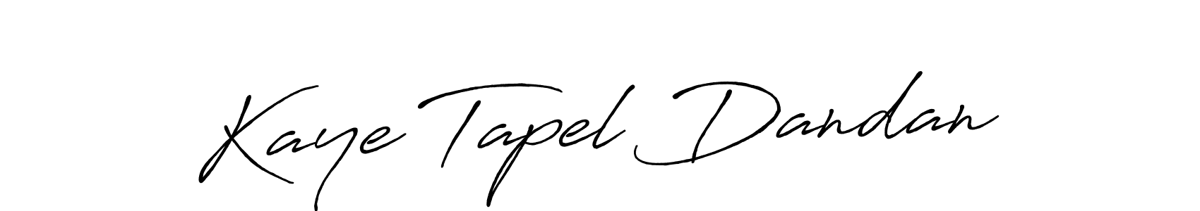 Check out images of Autograph of Kaye Tapel Dandan name. Actor Kaye Tapel Dandan Signature Style. Antro_Vectra_Bolder is a professional sign style online. Kaye Tapel Dandan signature style 7 images and pictures png