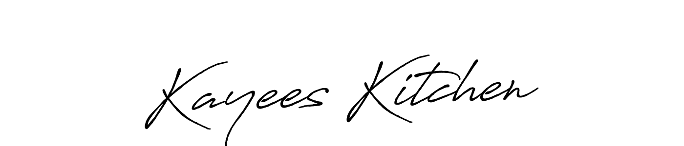 Kayees Kitchen stylish signature style. Best Handwritten Sign (Antro_Vectra_Bolder) for my name. Handwritten Signature Collection Ideas for my name Kayees Kitchen. Kayees Kitchen signature style 7 images and pictures png