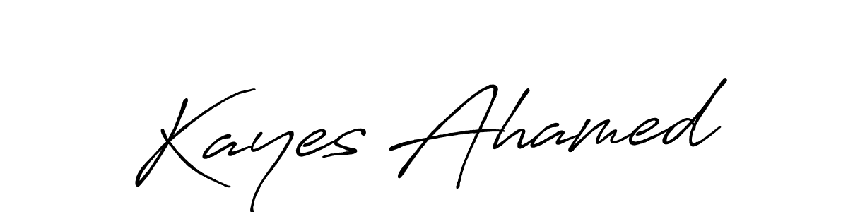 Make a beautiful signature design for name Kayes Ahamed. Use this online signature maker to create a handwritten signature for free. Kayes Ahamed signature style 7 images and pictures png