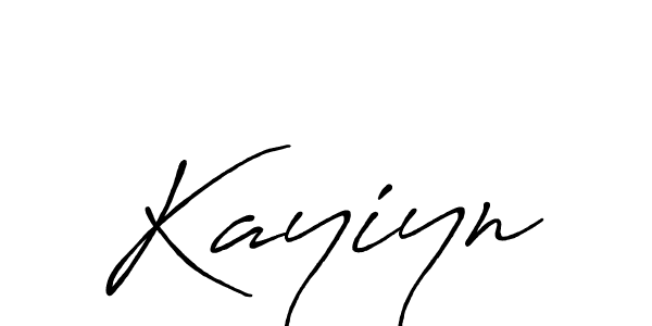 How to make Kayiyn name signature. Use Antro_Vectra_Bolder style for creating short signs online. This is the latest handwritten sign. Kayiyn signature style 7 images and pictures png