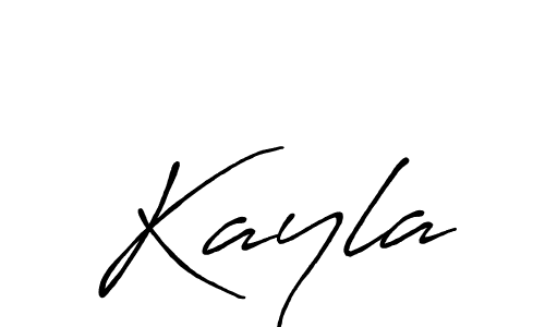 Kayla stylish signature style. Best Handwritten Sign (Antro_Vectra_Bolder) for my name. Handwritten Signature Collection Ideas for my name Kayla. Kayla signature style 7 images and pictures png