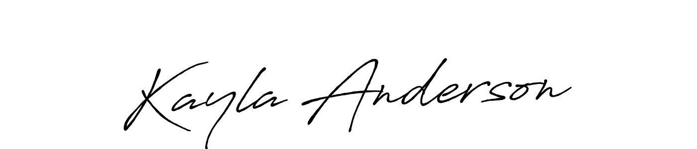 if you are searching for the best signature style for your name Kayla Anderson. so please give up your signature search. here we have designed multiple signature styles  using Antro_Vectra_Bolder. Kayla Anderson signature style 7 images and pictures png