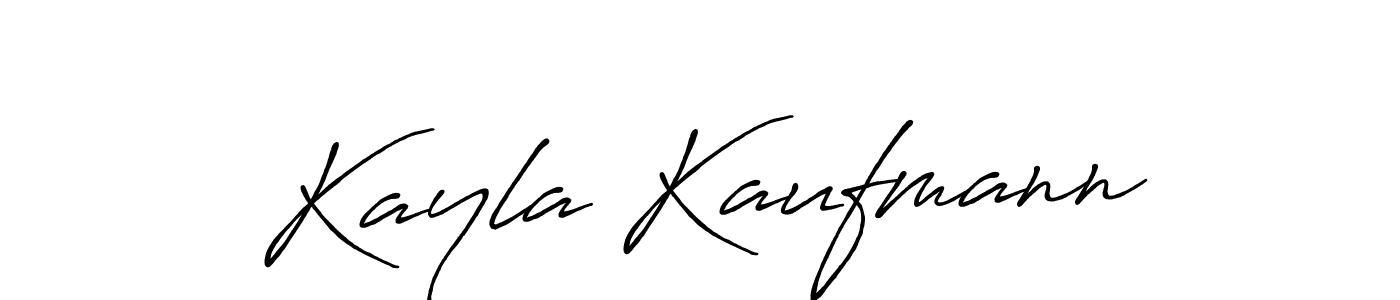 Also we have Kayla Kaufmann name is the best signature style. Create professional handwritten signature collection using Antro_Vectra_Bolder autograph style. Kayla Kaufmann signature style 7 images and pictures png