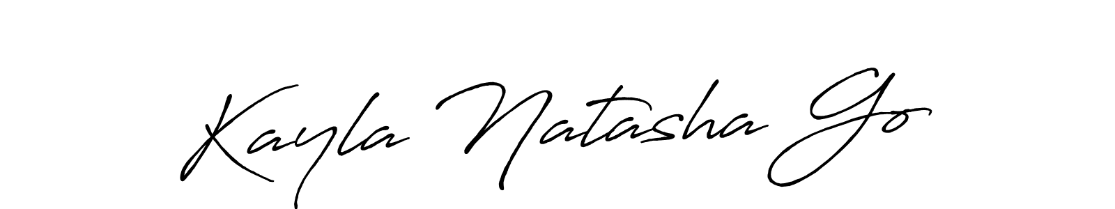 This is the best signature style for the Kayla Natasha Go name. Also you like these signature font (Antro_Vectra_Bolder). Mix name signature. Kayla Natasha Go signature style 7 images and pictures png