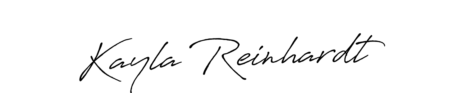 Design your own signature with our free online signature maker. With this signature software, you can create a handwritten (Antro_Vectra_Bolder) signature for name Kayla Reinhardt. Kayla Reinhardt signature style 7 images and pictures png