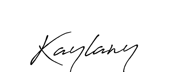 if you are searching for the best signature style for your name Kaylany. so please give up your signature search. here we have designed multiple signature styles  using Antro_Vectra_Bolder. Kaylany signature style 7 images and pictures png