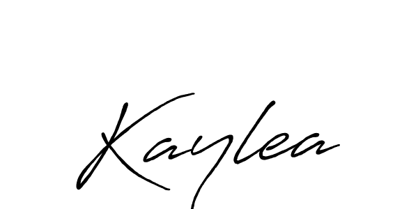 Kaylea stylish signature style. Best Handwritten Sign (Antro_Vectra_Bolder) for my name. Handwritten Signature Collection Ideas for my name Kaylea. Kaylea signature style 7 images and pictures png