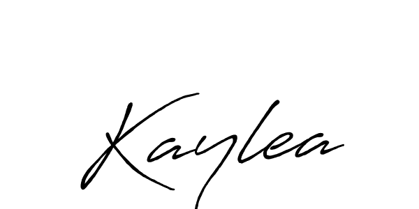 Make a beautiful signature design for name Kaylea. With this signature (Antro_Vectra_Bolder) style, you can create a handwritten signature for free. Kaylea signature style 7 images and pictures png