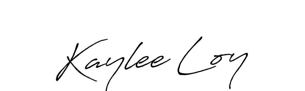Also we have Kaylee Loy name is the best signature style. Create professional handwritten signature collection using Antro_Vectra_Bolder autograph style. Kaylee Loy signature style 7 images and pictures png