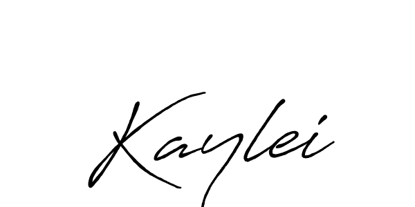 Also we have Kaylei name is the best signature style. Create professional handwritten signature collection using Antro_Vectra_Bolder autograph style. Kaylei signature style 7 images and pictures png