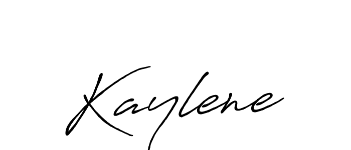 Create a beautiful signature design for name Kaylene. With this signature (Antro_Vectra_Bolder) fonts, you can make a handwritten signature for free. Kaylene signature style 7 images and pictures png