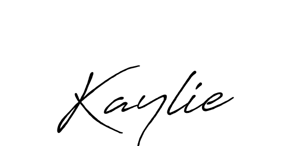 Create a beautiful signature design for name Kaylie. With this signature (Antro_Vectra_Bolder) fonts, you can make a handwritten signature for free. Kaylie signature style 7 images and pictures png