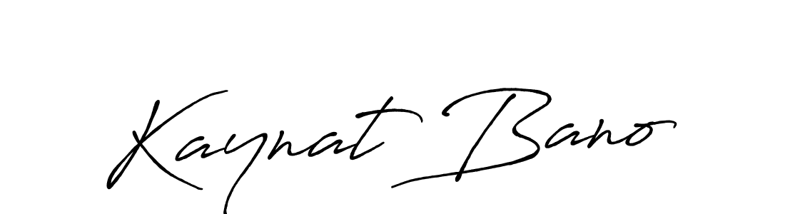 It looks lik you need a new signature style for name Kaynat Bano. Design unique handwritten (Antro_Vectra_Bolder) signature with our free signature maker in just a few clicks. Kaynat Bano signature style 7 images and pictures png