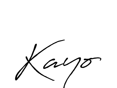 Also we have Kayo name is the best signature style. Create professional handwritten signature collection using Antro_Vectra_Bolder autograph style. Kayo signature style 7 images and pictures png