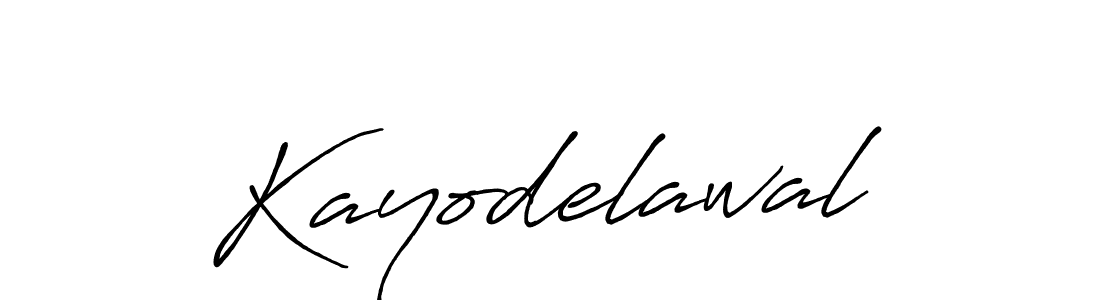 Kayodelawal stylish signature style. Best Handwritten Sign (Antro_Vectra_Bolder) for my name. Handwritten Signature Collection Ideas for my name Kayodelawal. Kayodelawal signature style 7 images and pictures png