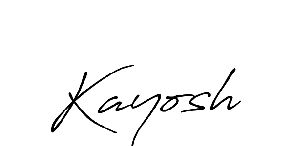 How to Draw Kayosh signature style? Antro_Vectra_Bolder is a latest design signature styles for name Kayosh. Kayosh signature style 7 images and pictures png