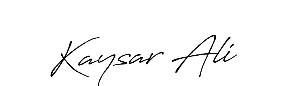 Use a signature maker to create a handwritten signature online. With this signature software, you can design (Antro_Vectra_Bolder) your own signature for name Kaysar Ali. Kaysar Ali signature style 7 images and pictures png