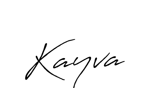 Create a beautiful signature design for name Kayva. With this signature (Antro_Vectra_Bolder) fonts, you can make a handwritten signature for free. Kayva signature style 7 images and pictures png