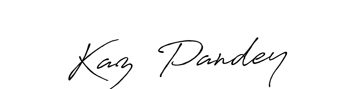 It looks lik you need a new signature style for name Kazı Pandey. Design unique handwritten (Antro_Vectra_Bolder) signature with our free signature maker in just a few clicks. Kazı Pandey signature style 7 images and pictures png