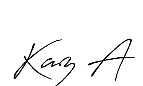 How to Draw Kaz A signature style? Antro_Vectra_Bolder is a latest design signature styles for name Kaz A. Kaz A signature style 7 images and pictures png