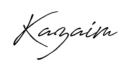 Give your name Kazaim an exquisite flair with the Antro_Vectra_Bolder script font. Ideal for contracts, resumes, and formal letterheads. Kazaim signature style 7 images and pictures png