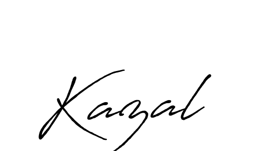 Make a beautiful signature design for name Kazal. Use this online signature maker to create a handwritten signature for free. Kazal signature style 7 images and pictures png