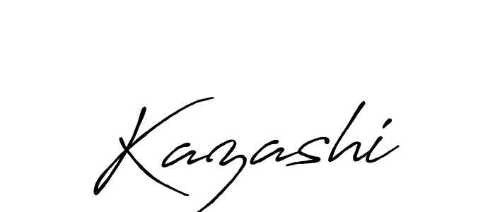 Create a beautiful signature design for name Kazashi. With this signature (Antro_Vectra_Bolder) fonts, you can make a handwritten signature for free. Kazashi signature style 7 images and pictures png