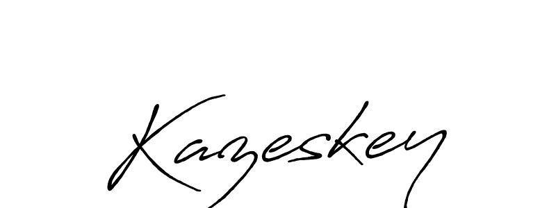 It looks lik you need a new signature style for name Kazeskey. Design unique handwritten (Antro_Vectra_Bolder) signature with our free signature maker in just a few clicks. Kazeskey signature style 7 images and pictures png