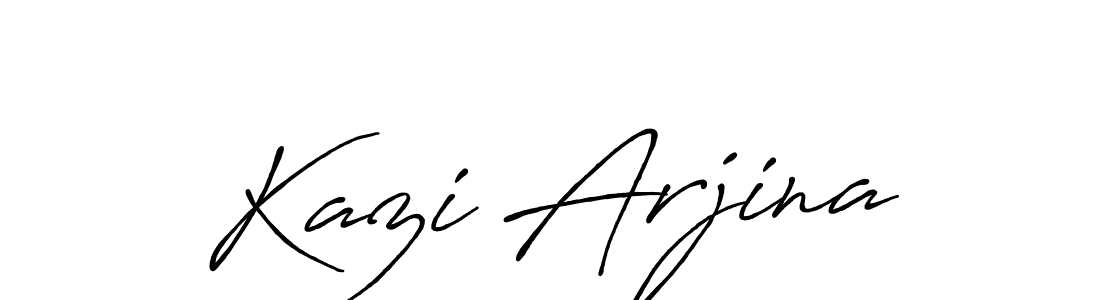 It looks lik you need a new signature style for name Kazi Arjina. Design unique handwritten (Antro_Vectra_Bolder) signature with our free signature maker in just a few clicks. Kazi Arjina signature style 7 images and pictures png