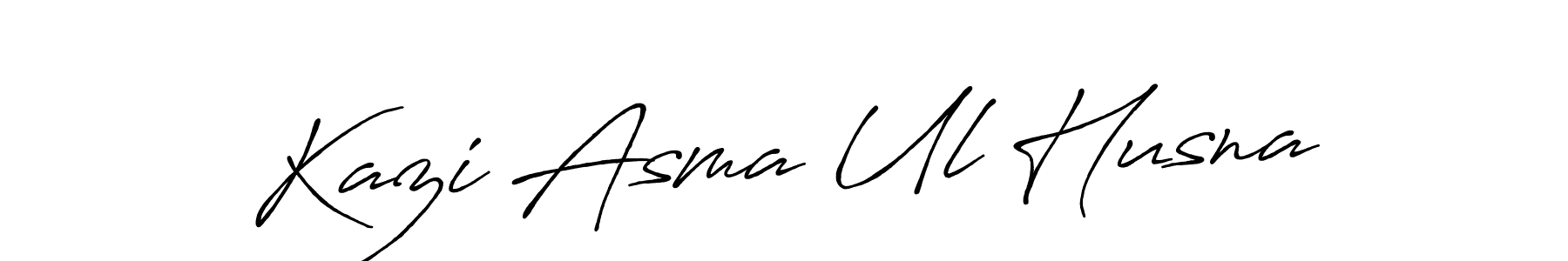 if you are searching for the best signature style for your name Kazi Asma Ul Husna. so please give up your signature search. here we have designed multiple signature styles  using Antro_Vectra_Bolder. Kazi Asma Ul Husna signature style 7 images and pictures png
