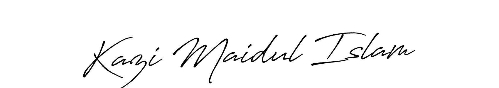Similarly Antro_Vectra_Bolder is the best handwritten signature design. Signature creator online .You can use it as an online autograph creator for name Kazi Maidul Islam. Kazi Maidul Islam signature style 7 images and pictures png