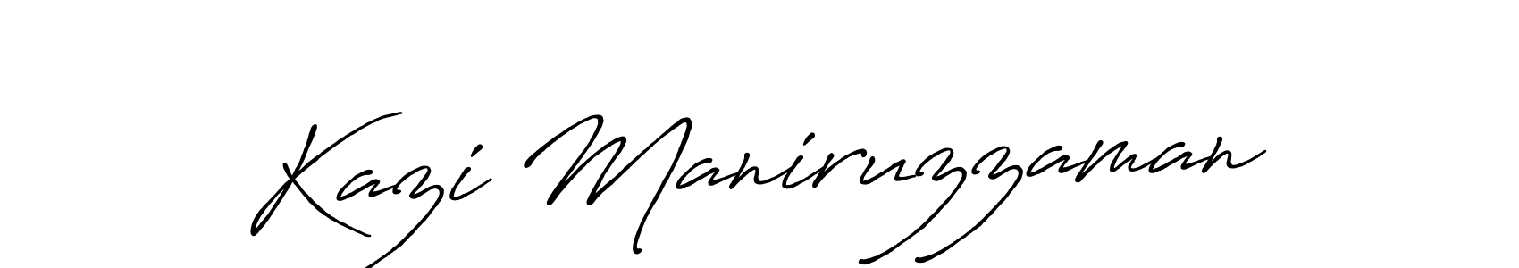 Also we have Kazi Maniruzzaman name is the best signature style. Create professional handwritten signature collection using Antro_Vectra_Bolder autograph style. Kazi Maniruzzaman signature style 7 images and pictures png