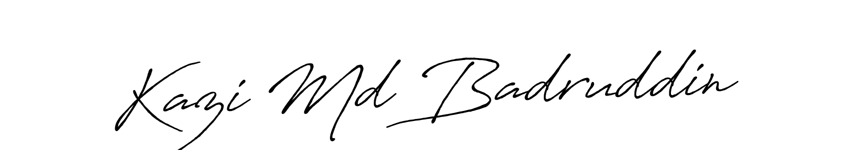 Kazi Md Badruddin stylish signature style. Best Handwritten Sign (Antro_Vectra_Bolder) for my name. Handwritten Signature Collection Ideas for my name Kazi Md Badruddin. Kazi Md Badruddin signature style 7 images and pictures png