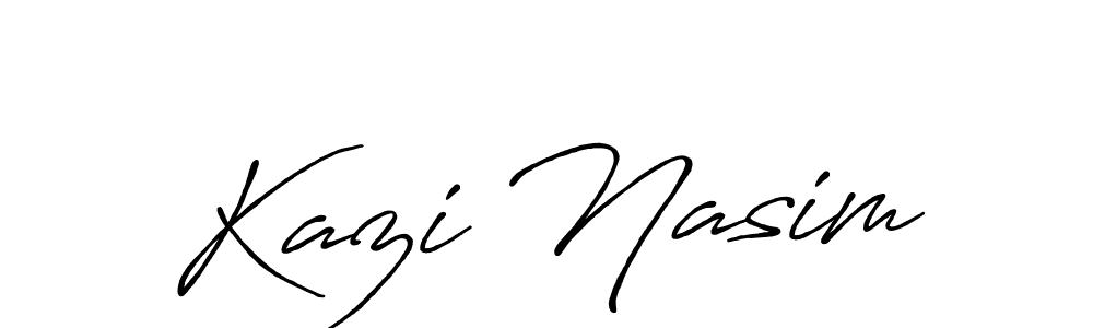 How to make Kazi Nasim signature? Antro_Vectra_Bolder is a professional autograph style. Create handwritten signature for Kazi Nasim name. Kazi Nasim signature style 7 images and pictures png