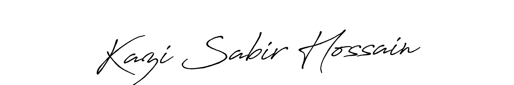 Use a signature maker to create a handwritten signature online. With this signature software, you can design (Antro_Vectra_Bolder) your own signature for name Kazi Sabir Hossain. Kazi Sabir Hossain signature style 7 images and pictures png