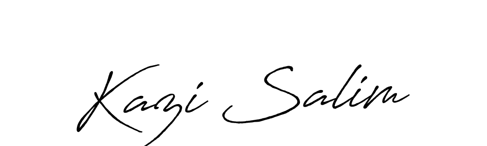 It looks lik you need a new signature style for name Kazi Salim. Design unique handwritten (Antro_Vectra_Bolder) signature with our free signature maker in just a few clicks. Kazi Salim signature style 7 images and pictures png