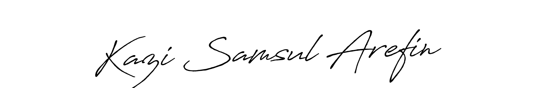 Also You can easily find your signature by using the search form. We will create Kazi Samsul Arefin name handwritten signature images for you free of cost using Antro_Vectra_Bolder sign style. Kazi Samsul Arefin signature style 7 images and pictures png