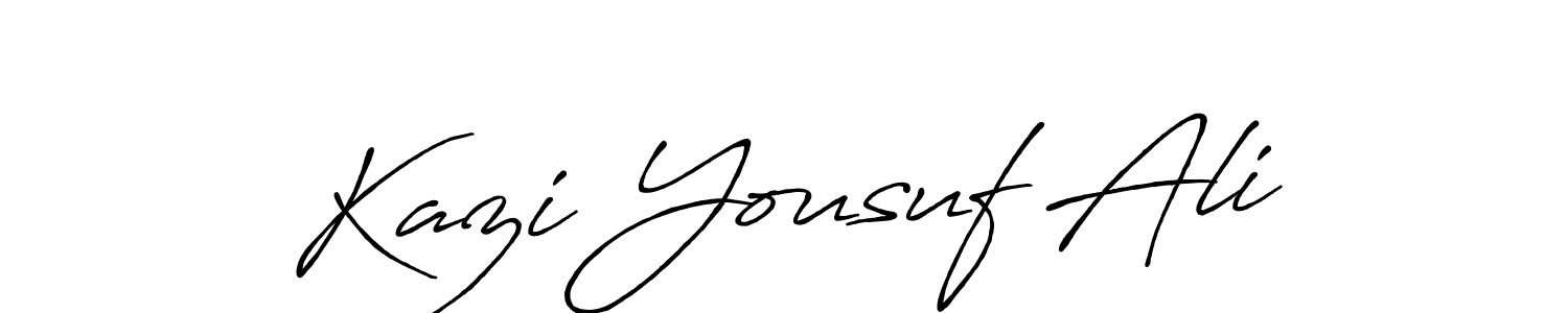 Make a short Kazi Yousuf Ali signature style. Manage your documents anywhere anytime using Antro_Vectra_Bolder. Create and add eSignatures, submit forms, share and send files easily. Kazi Yousuf Ali signature style 7 images and pictures png