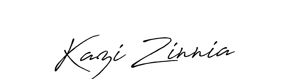 It looks lik you need a new signature style for name Kazi Zinnia. Design unique handwritten (Antro_Vectra_Bolder) signature with our free signature maker in just a few clicks. Kazi Zinnia signature style 7 images and pictures png